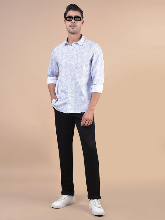 Casual Trouser for Men | Breathable & Soft with Color Fastness Regular Fit Cotton Blend Fabric Solid Pattern Button Closure