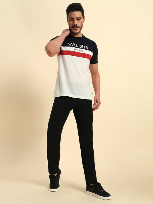 Casual Trouser for Men | Breathable & Soft with Color Fastness Regular Fit Cotton Blend Fabric Solid Pattern Button Closure