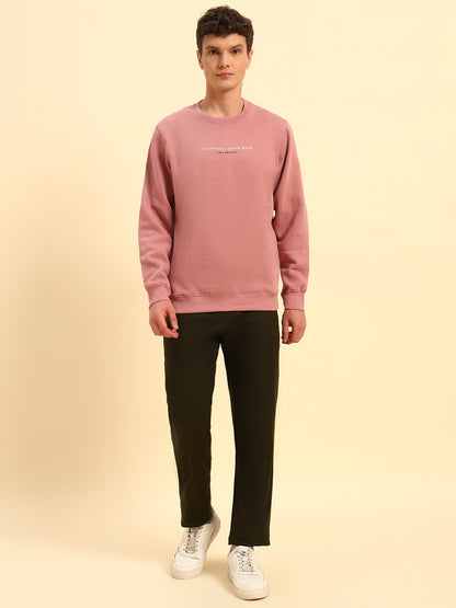 Casual Trouser for Men | Breathable & Soft with Color Fastness Regular Fit Cotton Blend Fabric Solid Pattern Button Closure