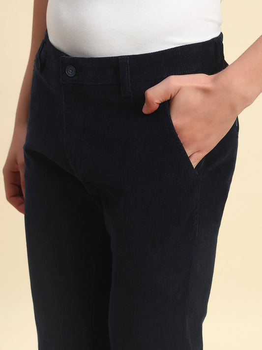 Casual Trouser for Men l Breathable & Soft with Color Fastness Regular Fit Cotton Blend Fabric Coutray Pattern Button Closure