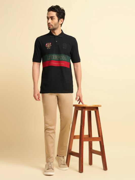 Casual Trouser for Men | Breathable & Soft with Color Fastness Regular Fit Cotton Blend Fabric Solid Pattern Button Closure