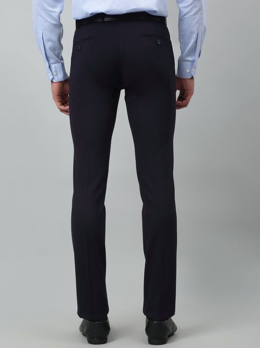 Formal Trouser for Men | Breathable & Soft with Color Fastness Regular Fit Terry Rayon Fabric Solid Pattern Hook & Eye Closure