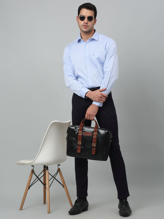 Formal Trouser for Men | Breathable & Soft with Color Fastness Regular Fit Terry Rayon Fabric Solid Pattern Hook & Eye Closure