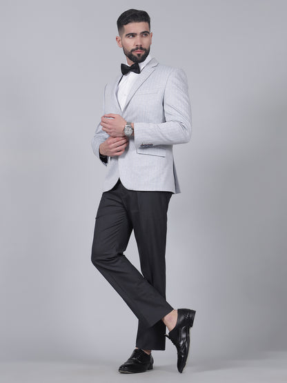 Formal Trouser for Men | Breathable & Soft with Color Fastness Regular Fit Poly Viscose Fabric Self Design Pattern Hook & Eye Closure