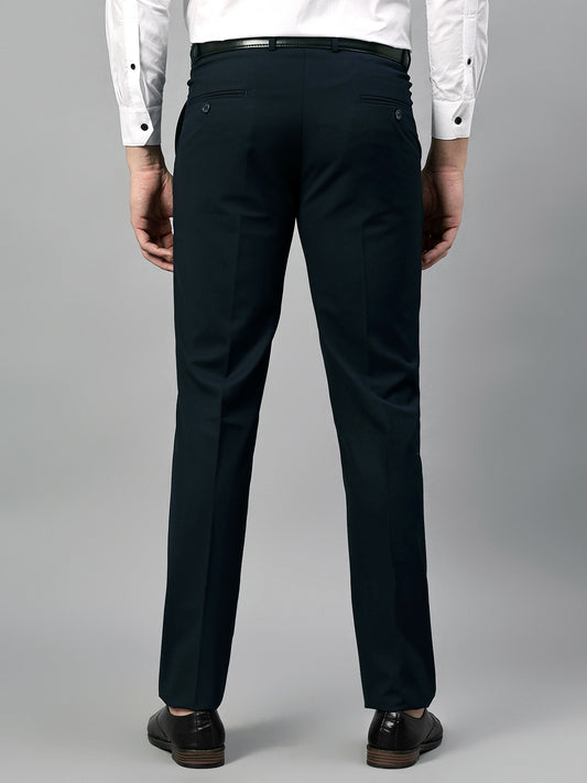Formal Trouser for Men | Breathable & Soft with Color Fastness Regular Fit Poly Viscose Fabric Solid Pattern Hook & Eye Closure