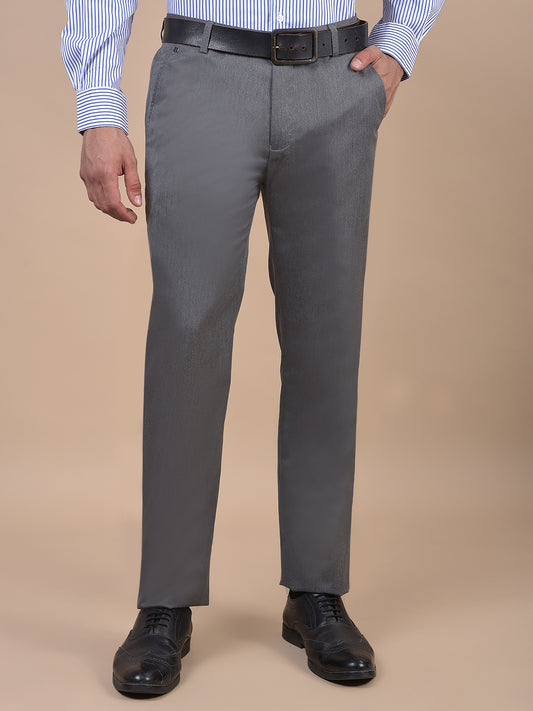 Formal Trouser for Men | Breathable & Soft with Color Fastness Regular Fit Poly Viscose Fabric Solid Pattern Hook & Eye Closure