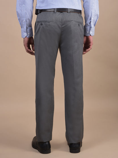 Formal Trouser for Men | Breathable & Soft with Color Fastness Regular Fit Poly Viscose Fabric Solid Pattern Hook & Eye Closure