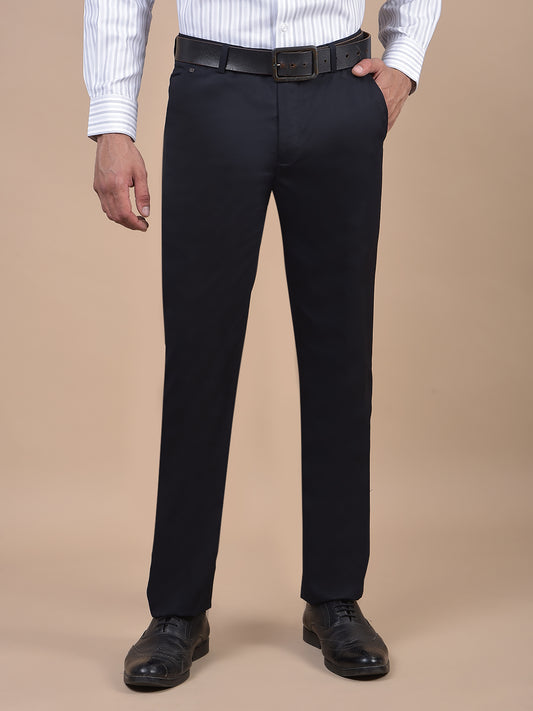 Formal Trouser for Men | Breathable & Soft with Color Fastness Regular Fit Poly Viscose Fabric Solid Pattern Hook & Eye Closure