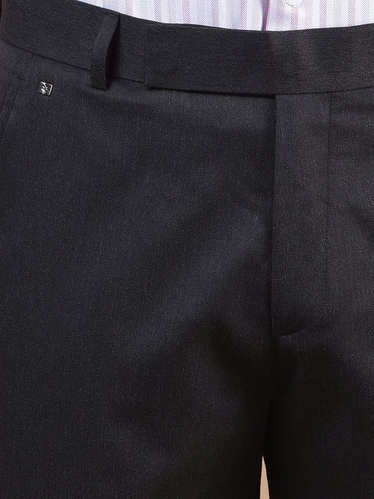 Formal Trouser for Men | Breathable & Soft with Color Fastness Regular Fit Poly Viscose Fabric Solid Pattern Hook & Eye Closure