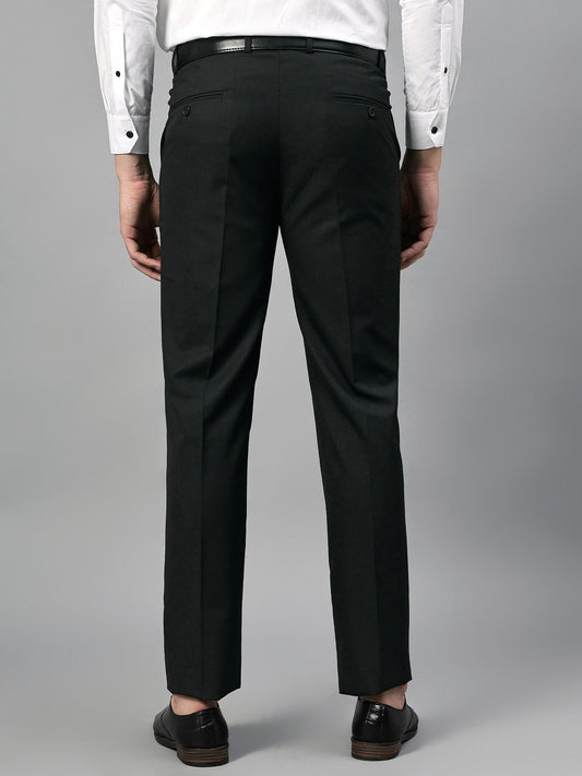 Formal Trouser for Men | Breathable & Soft with Color Fastness Regular Fit Poly Viscose Fabric Solid Pattern Hook & Eye Closure