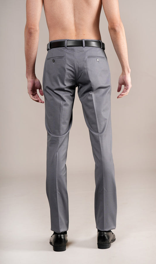 Formal Trouser for Men | Breathable & Soft with Color Fastness Regular Fit Terry Rayon Fabric Self Design Pattern Hook & Eye Closure