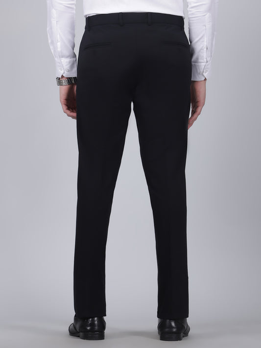 Formal Trouser for Men | Breathable & Soft with Color Fastness Regular Fit Rayon Fabric Solid Pattern Hook & Eye Closure