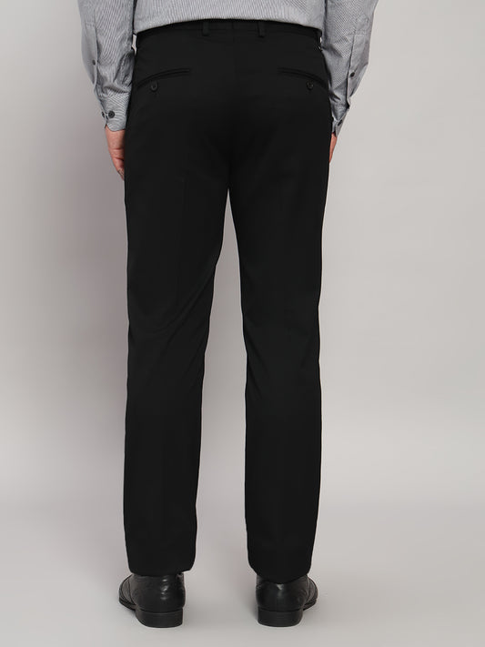 Formal Trouser for Men | Breathable & Soft with Color Fastness Regular Fit Poly Viscose Fabric Solid Pattern Hook & Eye Closure