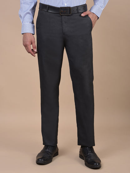 Formal Trouser for Men | Breathable & Soft with Color Fastness Regular Fit Poly Viscose Fabric Solid Pattern Hook & Eye Closure