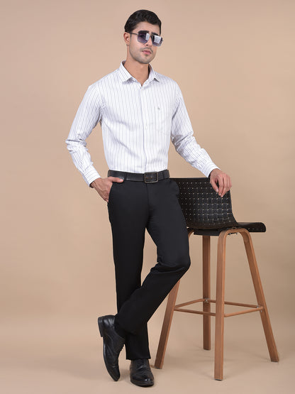 Formal Trouser for Men | Breathable & Soft with Color Fastness Regular Fit Poly Viscose Fabric Solid Pattern Hook & Eye Closure