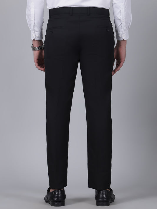 Formal Trouser for Men | Breathable & Soft with Color Fastness Regular Fit Poly Viscose Fabric Solid Pattern Hook & Eye Closure