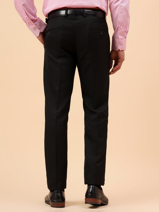 Formal Trouser for Men | Breathable & Soft with Color Fastness Regular Fit Poly Viscose Fabric Solid Pattern Hook & Eye Closure
