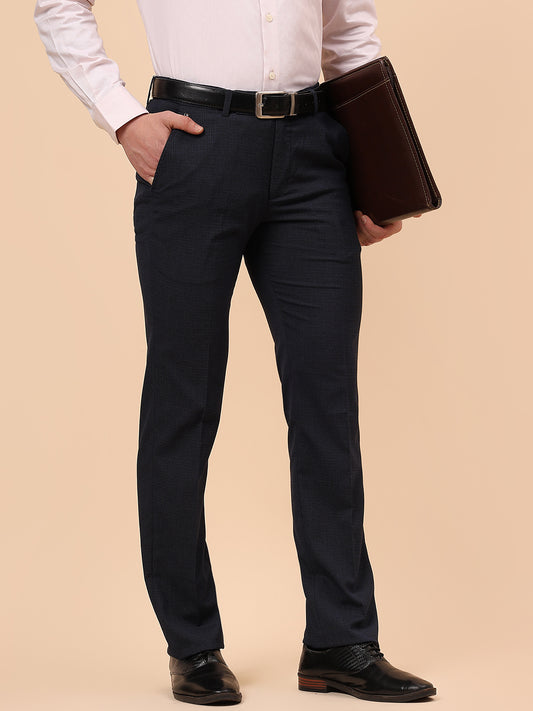 Formal Trouser for Men | Breathable & Soft with Color Fastness Regular Fit Poly Viscose Fabric Solid Pattern Hook & Eye Closure