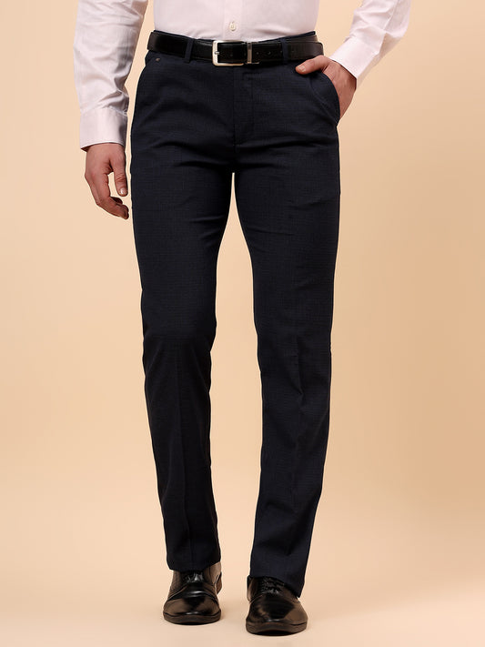 Formal Trouser for Men | Breathable & Soft with Color Fastness Regular Fit Poly Viscose Fabric Solid Pattern Hook & Eye Closure