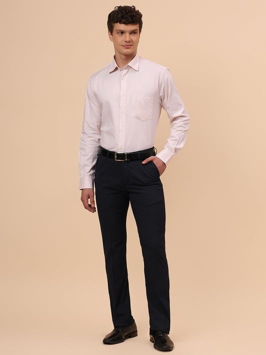 Formal Trouser for Men | Breathable & Soft with Color Fastness Regular Fit Poly Viscose Fabric Solid Pattern Hook & Eye Closure