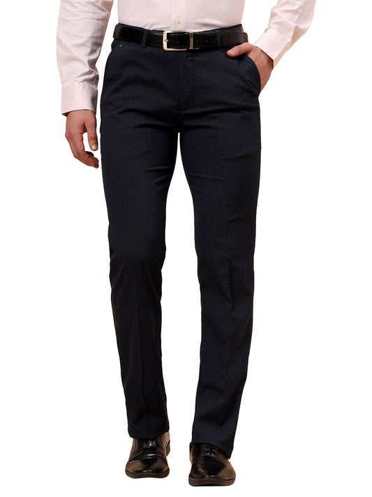 Formal Trouser for Men | Breathable & Soft with Color Fastness Regular Fit Poly Viscose Fabric Solid Pattern Hook & Eye Closure