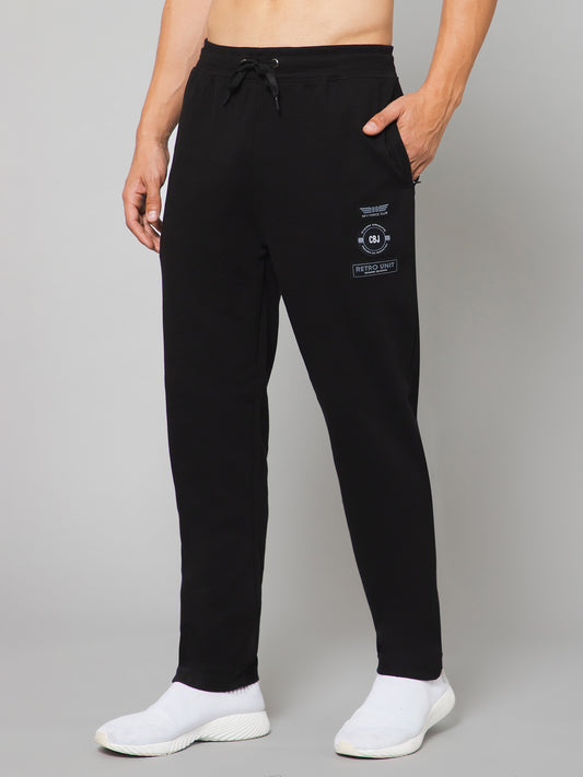 Cantabil Men Black Track Pant (7133630726283)