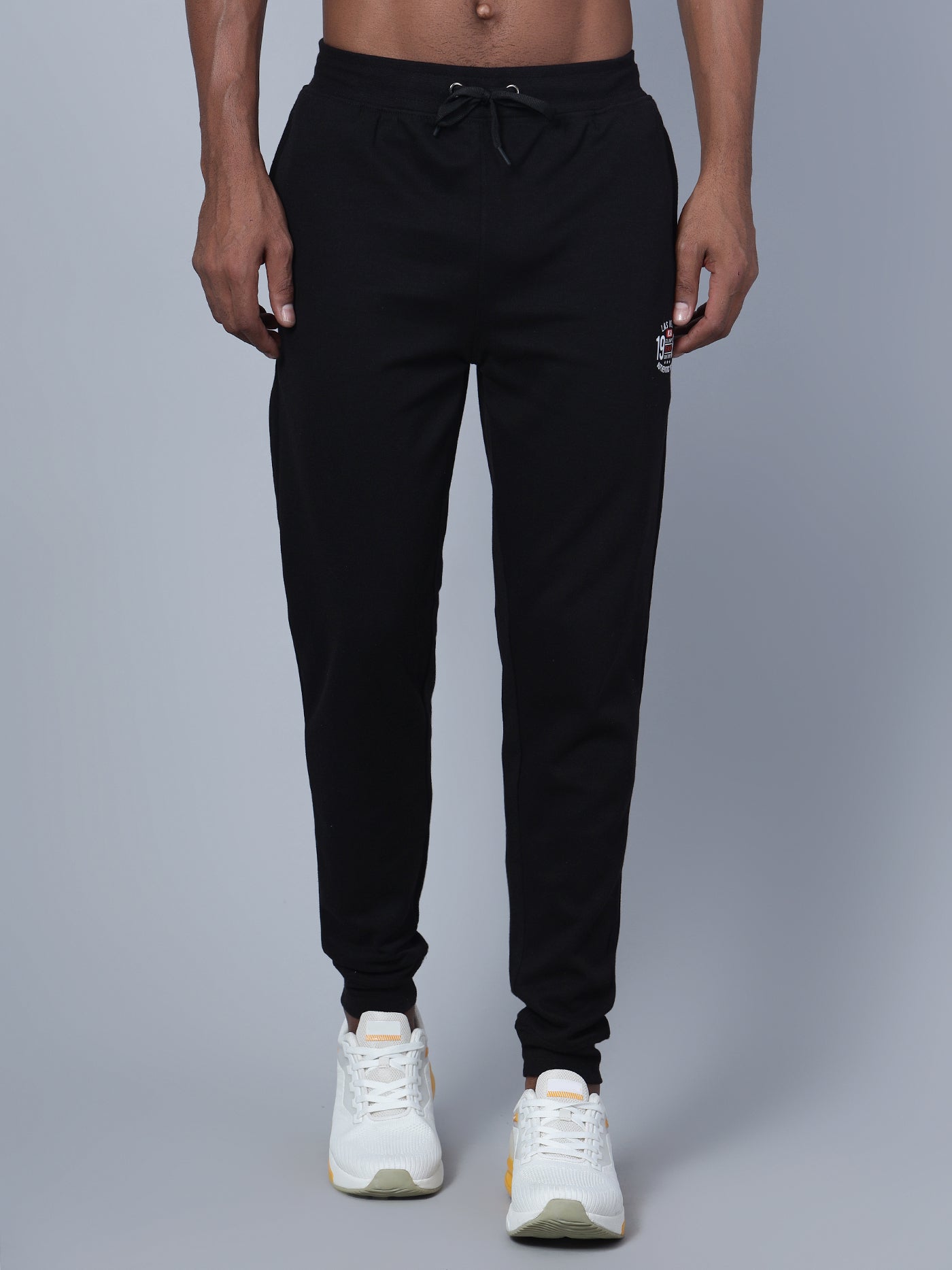 Cantabil Men Black Track Pant (7134683529355)