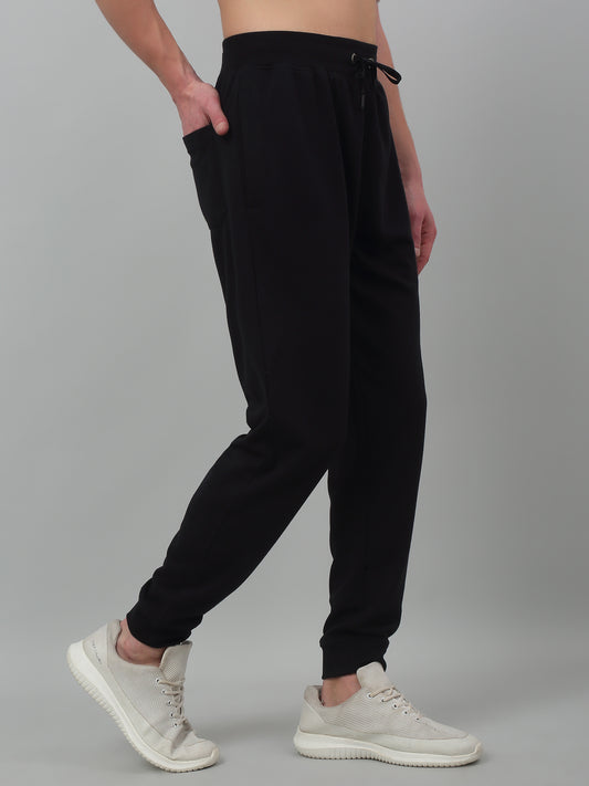 Men's Navy Blue Summer Solid Drawstring Casual Track Pant