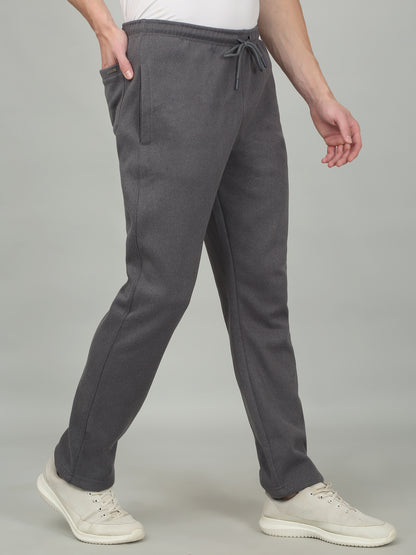 Men's Solid Grey Trackpant