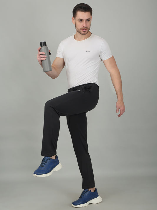Men's Solid Charcoal Trackpant
