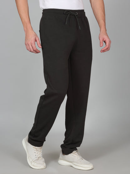 Men's Printed Green Regular Fit Casual Track Pant