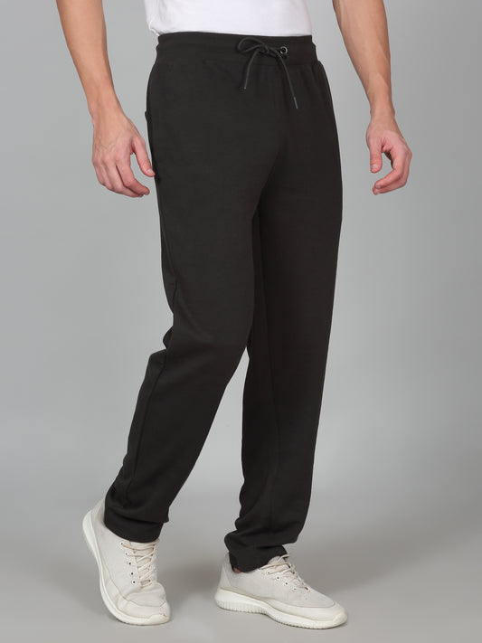 Men's Printed Green Regular Fit Casual Track Pant