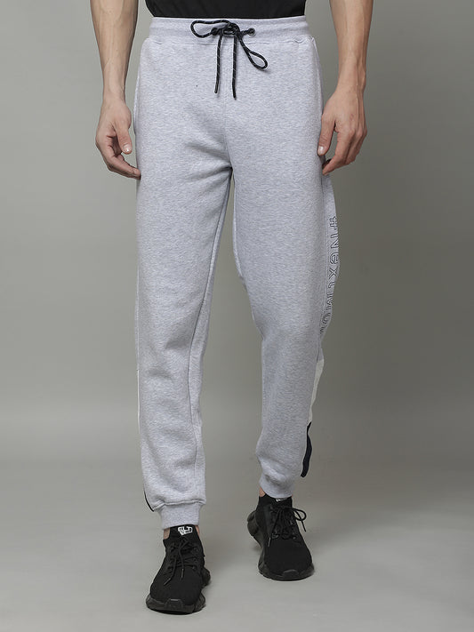 Track Pants for Men | Breathable & Soft with Color Fastness Regular Fit Fleece Solid Pattern Drawstring Closure