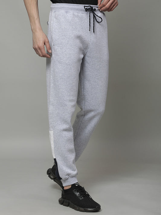 Track Pants for Men | Breathable & Soft with Color Fastness Regular Fit Fleece Solid Pattern Drawstring Closure