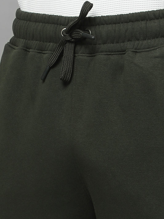 Track Pants for Men | Breathable & Soft with Color Fastness Regular Fit Fleece Solid Pattern Drawstring Closure