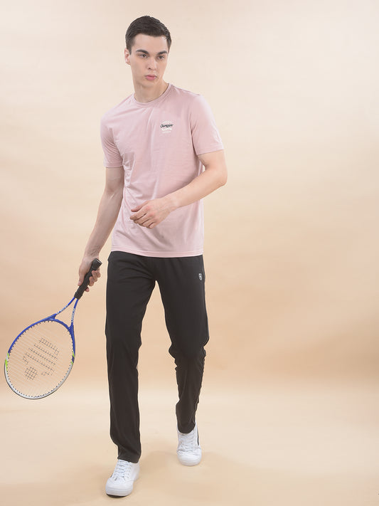 Track Pants for Men l Breathable & Soft with Color Fastness Regular Fit Poly Cotton Solid Pattern Drawstring Closure