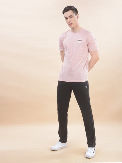 Track Pants for Men l Breathable & Soft with Color Fastness Regular Fit Poly Cotton Solid Pattern Drawstring Closure