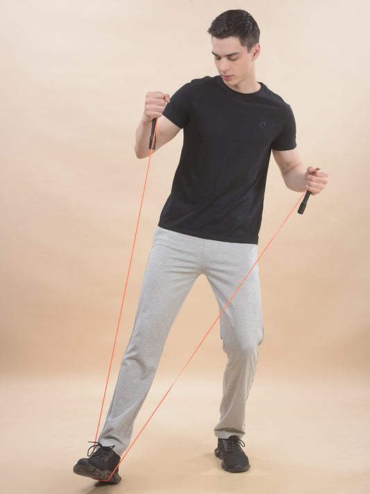 Track Pants for Men l Breathable & Soft with Color Fastness Regular Fit Poly Cotton Solid Pattern Drawstring Closure