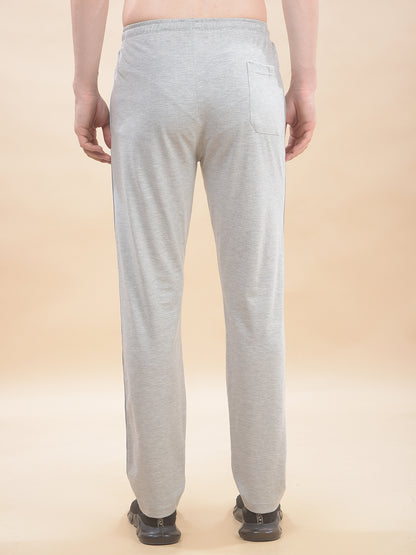 Track Pants for Men l Breathable & Soft with Color Fastness Regular Fit Poly Cotton Solid Pattern Drawstring Closure