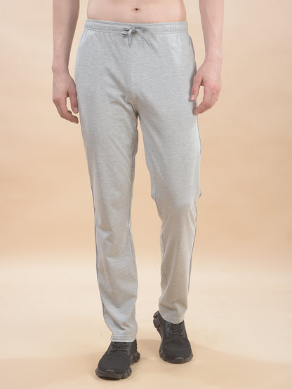 Track Pants for Men l Breathable & Soft with Color Fastness Regular Fit Poly Cotton Solid Pattern Drawstring Closure