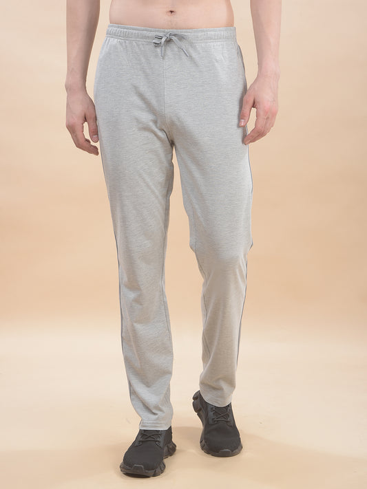 Track Pants for Men l Breathable & Soft with Color Fastness Regular Fit Poly Cotton Solid Pattern Drawstring Closure