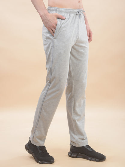 Track Pants for Men l Breathable & Soft with Color Fastness Regular Fit Poly Cotton Solid Pattern Drawstring Closure