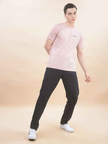 Track Pants for Men l Breathable & Soft with Color Fastness Regular Fit Poly Cotton Solid Pattern Drawstring Closure