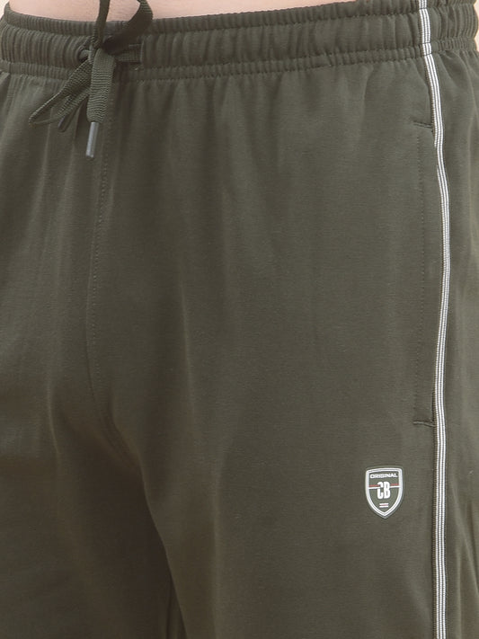 Track Pants for Men l Breathable & Soft with Color Fastness Regular Fit Poly Cotton Solid Pattern Drawstring Closure
