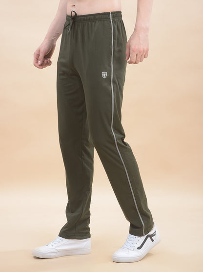 Track Pants for Men l Breathable & Soft with Color Fastness Regular Fit Poly Cotton Solid Pattern Drawstring Closure