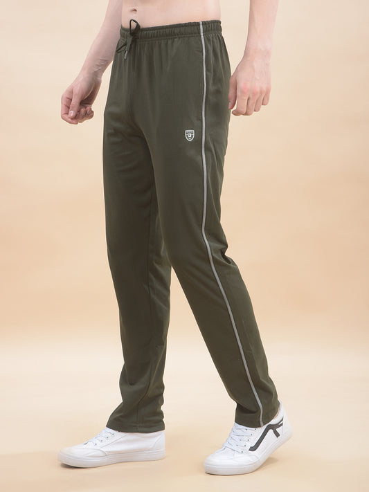 Track Pants for Men l Breathable & Soft with Color Fastness Regular Fit Poly Cotton Solid Pattern Drawstring Closure