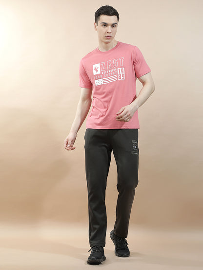 Track Pants for Men l Breathable & Soft with Color Fastness Regular Fit Polycotton Solid Pattern Drawstring Closure