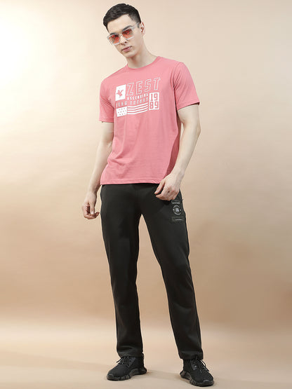 Track Pants for Men l Breathable & Soft with Color Fastness Regular Fit Polycotton Solid Pattern Drawstring Closure
