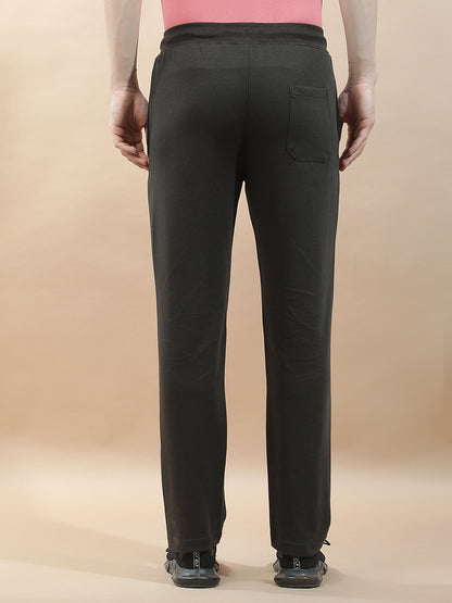 Track Pants for Men l Breathable & Soft with Color Fastness Regular Fit Polycotton Solid Pattern Drawstring Closure