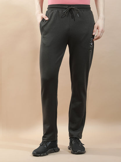 Track Pants for Men l Breathable & Soft with Color Fastness Regular Fit Polycotton Solid Pattern Drawstring Closure